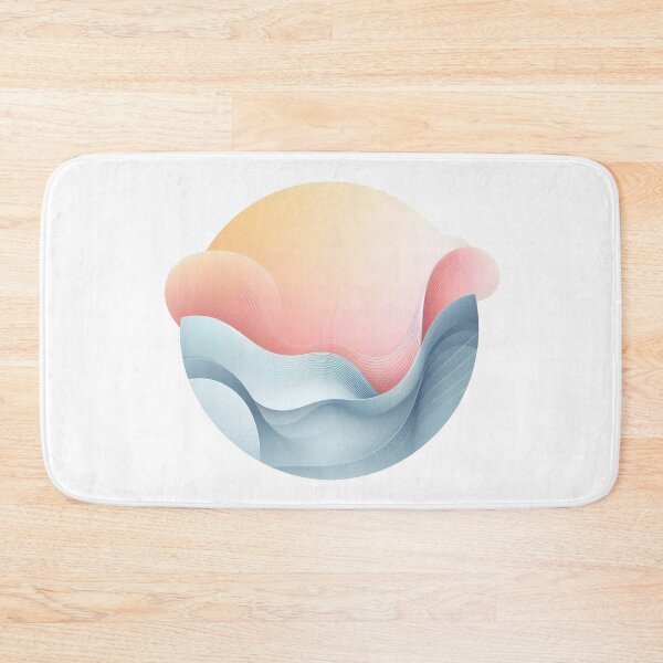 Item preview, Soft Wave Sphere Pastel Ocean Sunrise Flow designed and sold by Owcomm.