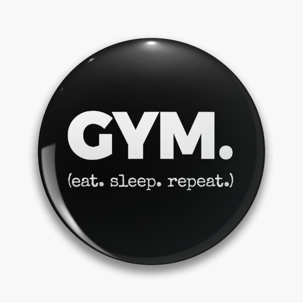 Item preview, Gym Eat Sleep Repeat Text  designed and sold by eliramaison.