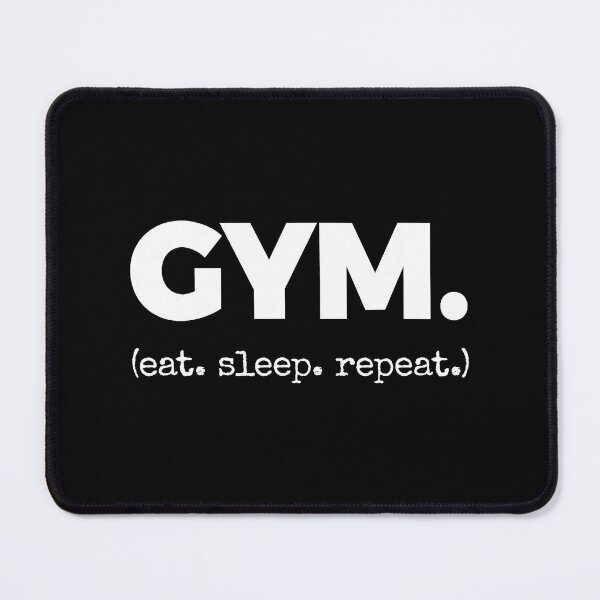 Item preview, Gym Eat Sleep Repeat Text  designed and sold by eliramaison.