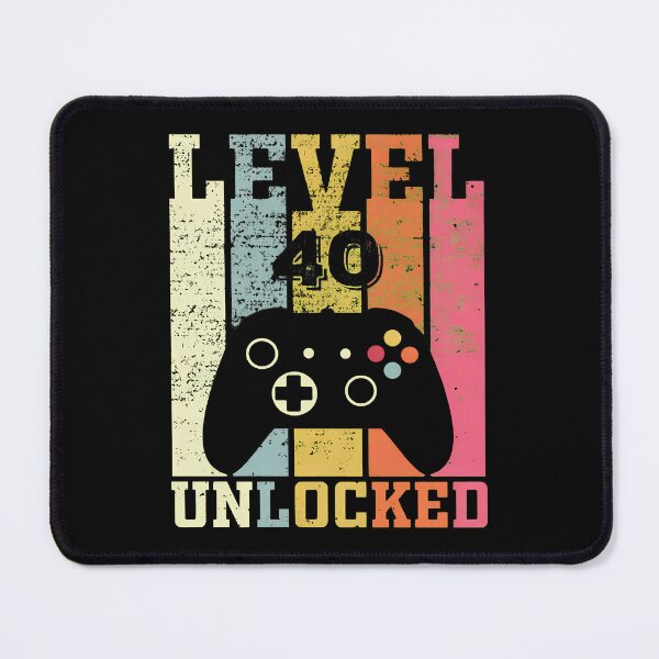 Item preview, Level 40 Unlocked Vintage Retro Gamer Birthday designed and sold by OlyvieArt.