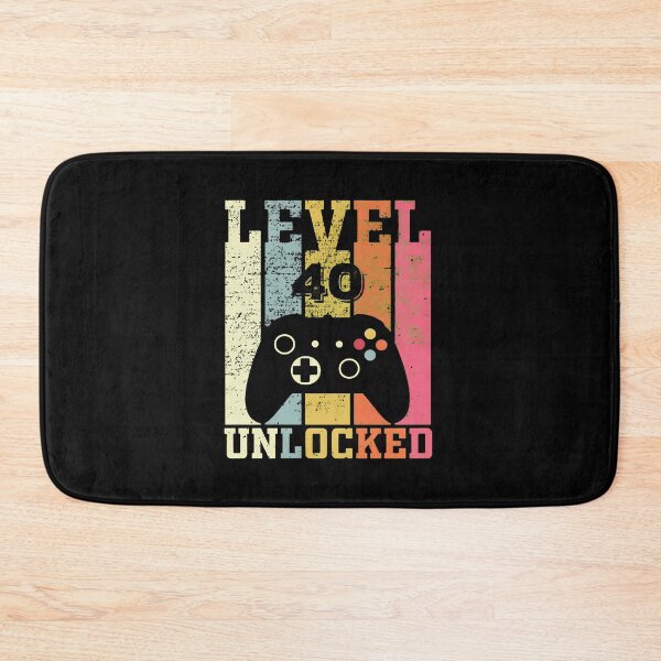 Item preview, Level 40 Unlocked Vintage Retro Gamer Birthday designed and sold by OlyvieArt.