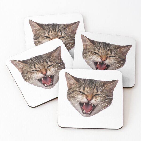 Item preview, Don't Test Me Today — Angry Hissing Cat Face designed and sold by Owcomm.