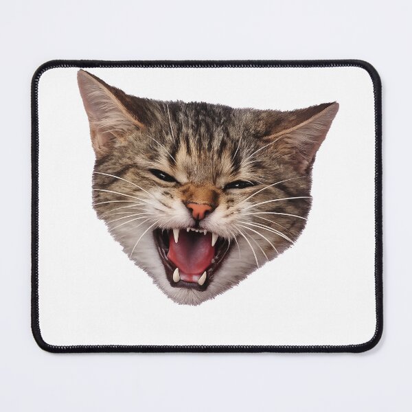 Item preview, Don't Test Me Today — Angry Hissing Cat Face designed and sold by Owcomm.