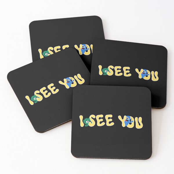 Item preview, ​I See You - Cute Little Monsters Typography Art designed and sold by thazinart.