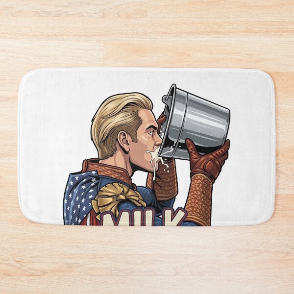 Item preview, The Boys Homelander Drinking Milk (with Text) designed and sold by Screen Lore.
