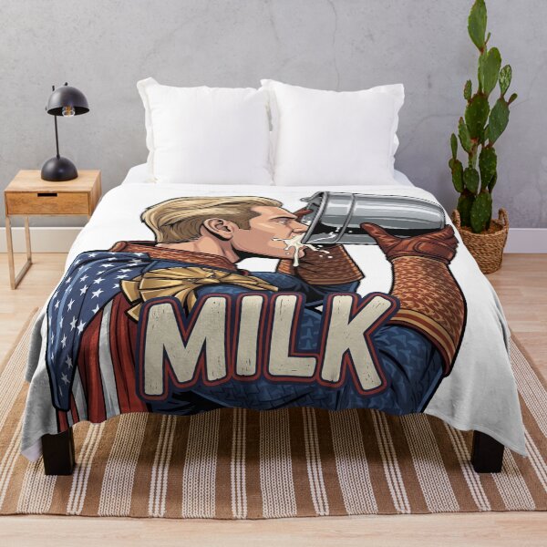 Item preview, The Boys Homelander Drinking Milk (with Text) designed and sold by Screen Lore.