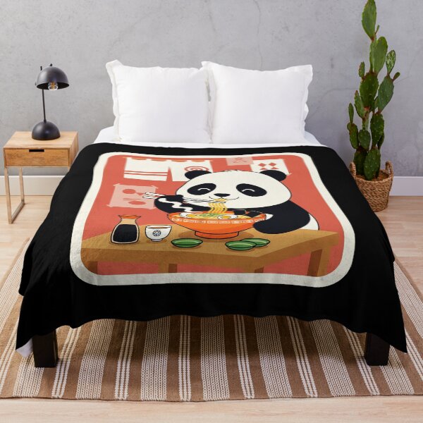 Item preview, Panda Eating Ramen Cute Japanese Style designed and sold by JordynLadukeg65.