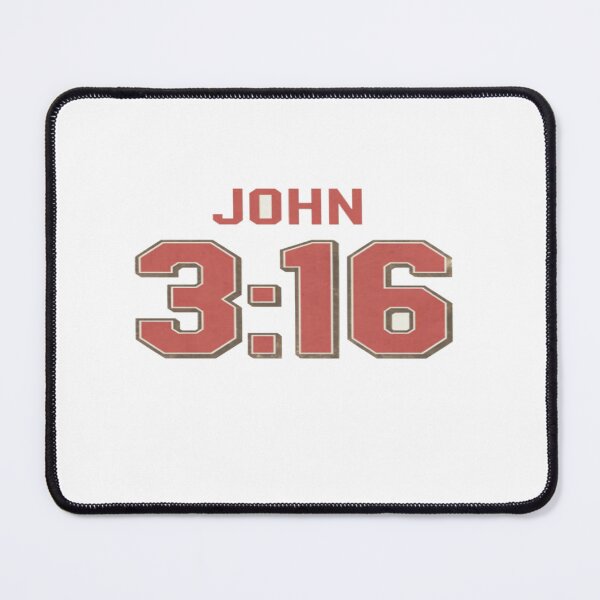 Item preview, JOHN 3:16 Bible Verse Design – Bold Christian Faith Graphic for Believers & Inspirational Gifts designed and sold by Bright Nest Studio.