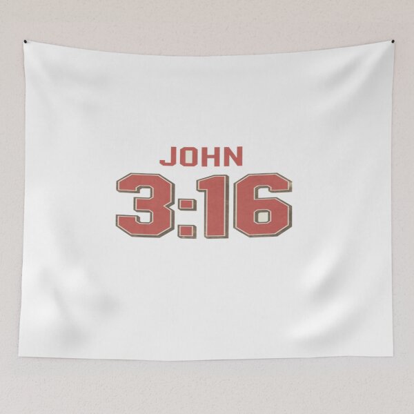 Item preview, JOHN 3:16 Bible Verse Design – Bold Christian Faith Graphic for Believers & Inspirational Gifts designed and sold by Bright Nest Studio.