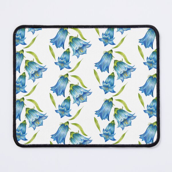 Item preview, Hand Drawn Blue Bell Flower Vinyl Sticker - Artist Designed Botanical Floral Decal for Laptop Water Bottle Journal designed and sold by AlisaArtDecor.