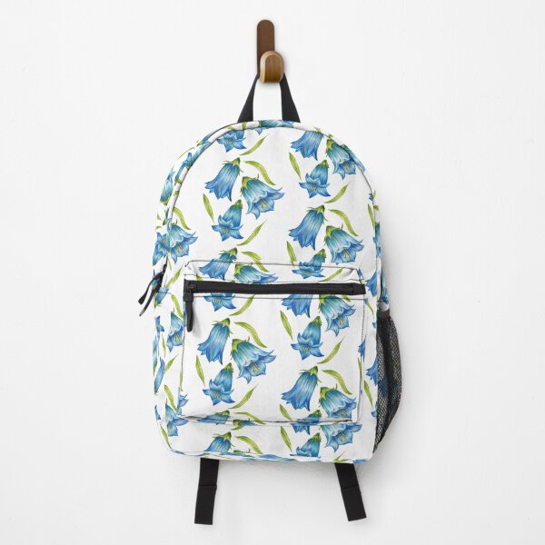 Item preview, Hand Drawn Blue Bell Flower Vinyl Sticker - Artist Designed Botanical Floral Decal for Laptop Water Bottle Journal designed and sold by AlisaArtDecor.