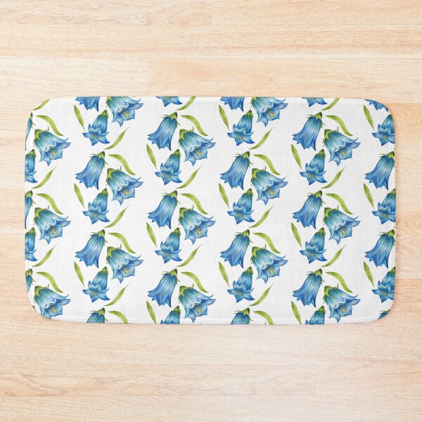 Item preview, Hand Drawn Blue Bell Flower Vinyl Sticker - Artist Designed Botanical Floral Decal for Laptop Water Bottle Journal designed and sold by AlisaArtDecor.