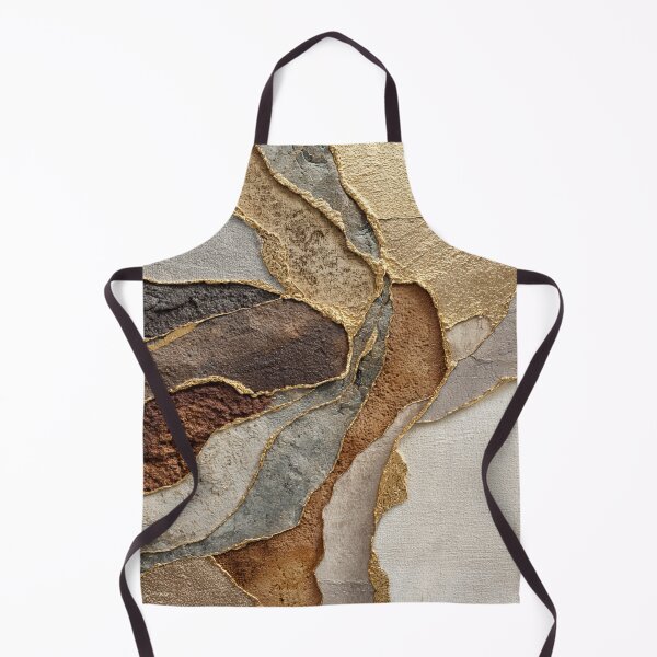 Item preview, Abstract beige gold natural stone design luxurious earth tones texture designed and sold by CosmicGlyph.