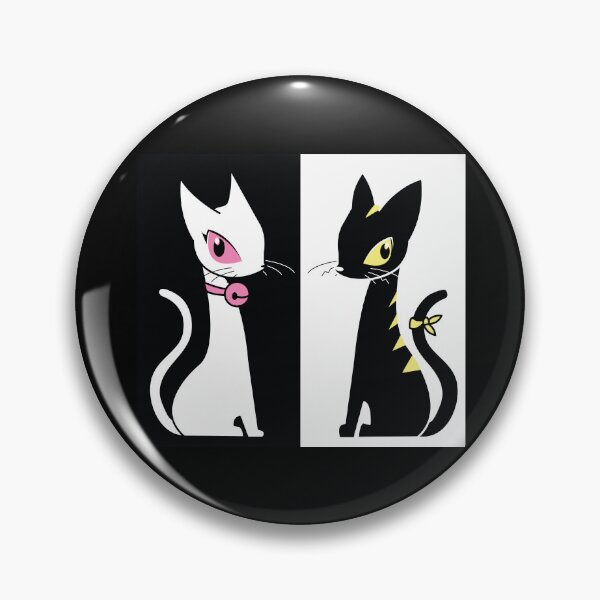 Item preview, Double Cat Black and White designed and sold by Konopikyu.