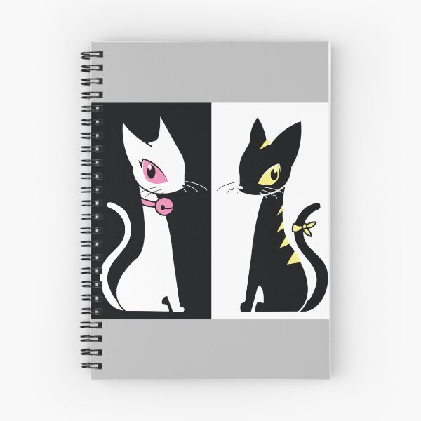 Item preview, Double Cat Black and White designed and sold by Konopikyu.