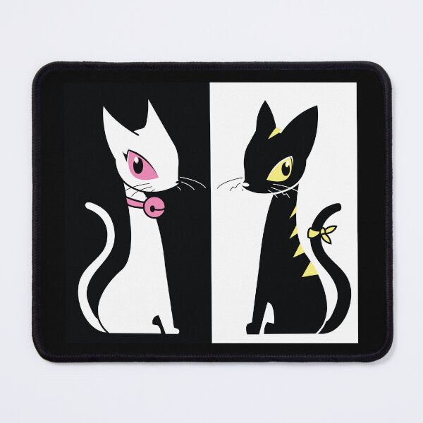 Item preview, Double Cat Black and White designed and sold by Konopikyu.