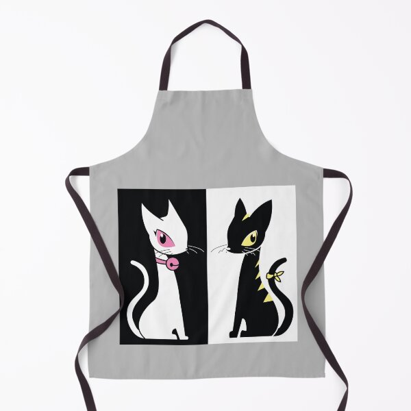 Item preview, Double Cat Black and White designed and sold by Konopikyu.