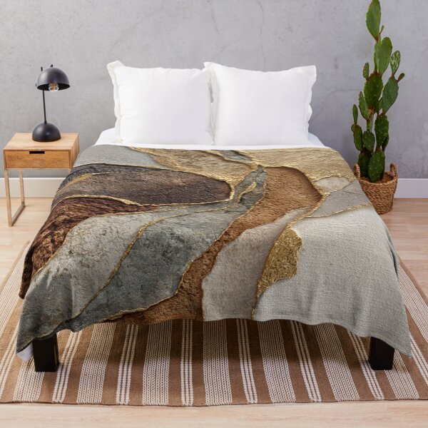 Item preview, Abstract beige gold natural stone design luxurious earth tones texture designed and sold by CosmicGlyph.