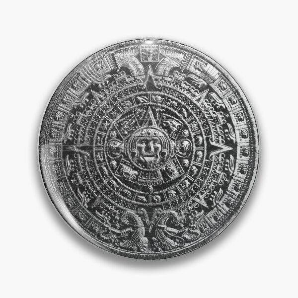 Item preview, Aztec Sun Stone Dark Ancient History Calendar designed and sold by Ghoul Enterprises.