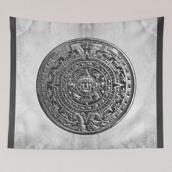 Item preview, Aztec Sun Stone Dark Ancient History Calendar designed and sold by Ghoul Enterprises.