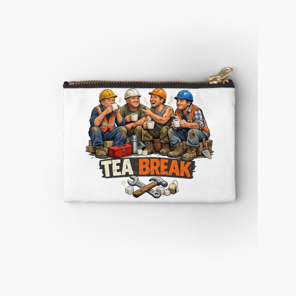 Item preview, Tea Break Builders Funny Design – Construction Worker British Humour designed and sold by GarnerSupplyCo.