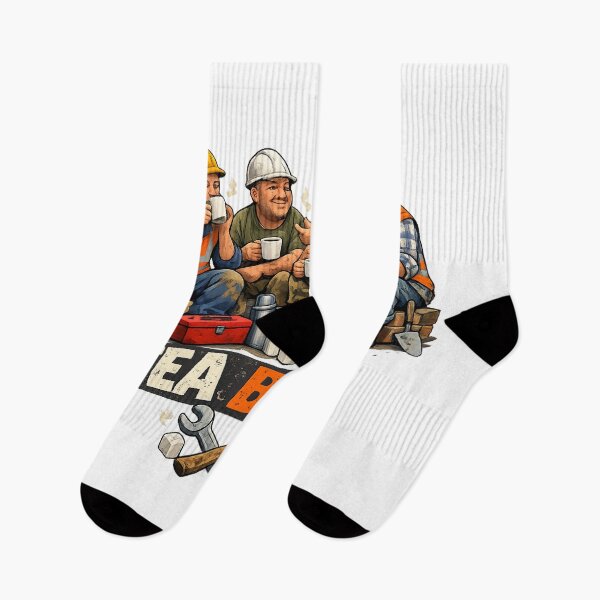 Item preview, Tea Break Builders Funny Design – Construction Worker British Humour designed and sold by GarnerSupplyCo.