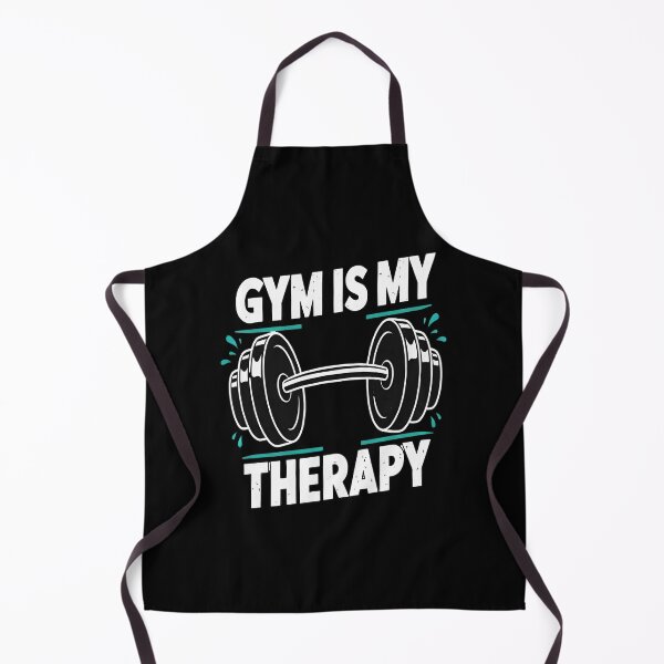 Item preview, Gym Is My Therapy Barbell Statement  designed and sold by eliramaison.