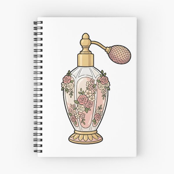 Item preview, vintage perfume bottle roses spring girly designed and sold by Byte-shirt.