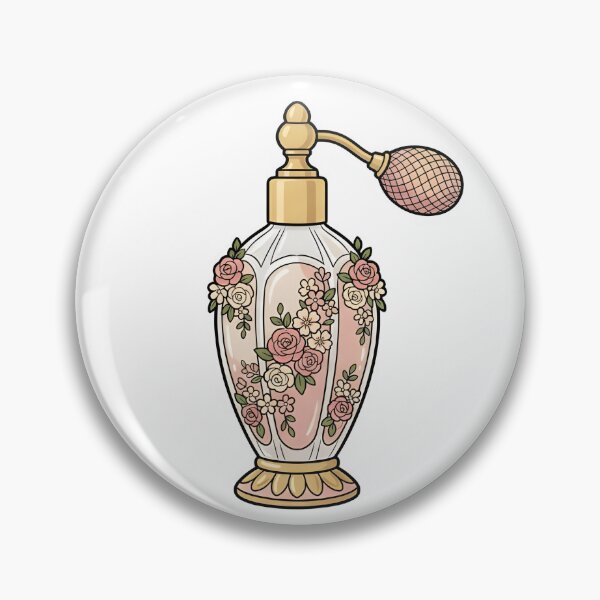 Item preview, vintage perfume bottle roses spring girly designed and sold by Byte-shirt.