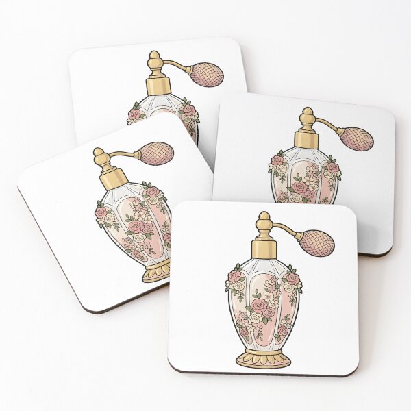 Item preview, vintage perfume bottle roses spring girly designed and sold by Byte-shirt.