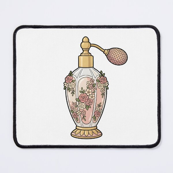 Item preview, vintage perfume bottle roses spring girly designed and sold by Byte-shirt.