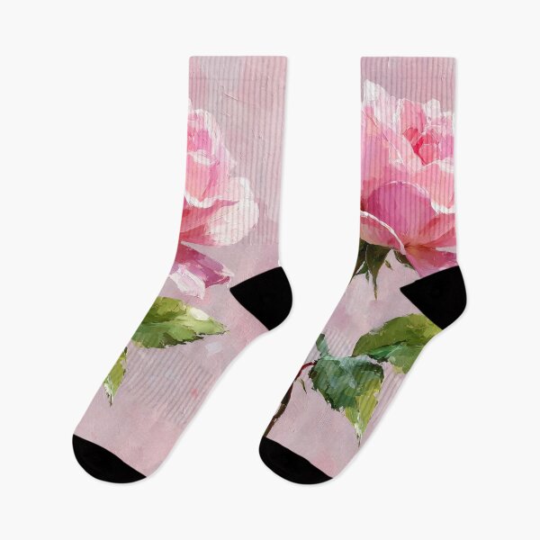 Item preview, Soft Pink Rose Impasto Oil Painting Style designed and sold by colorful-white.