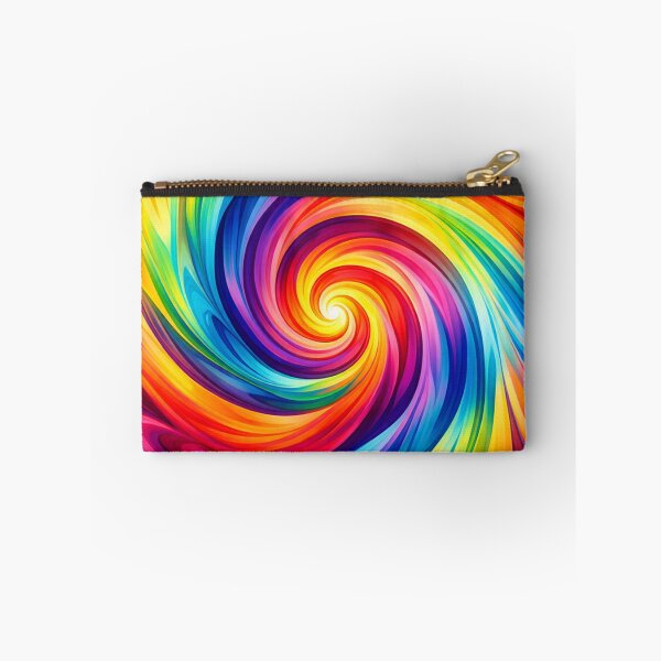 Item preview, Rainbow Spiral Swirl Vibrant Colorful Vortex Art designed and sold by Owcomm.