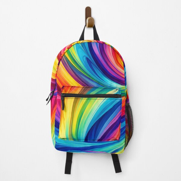 Item preview, Rainbow Spiral Swirl Vibrant Colorful Vortex Art designed and sold by Owcomm.