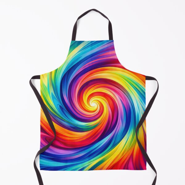 Item preview, Rainbow Spiral Swirl Vibrant Colorful Vortex Art designed and sold by Owcomm.