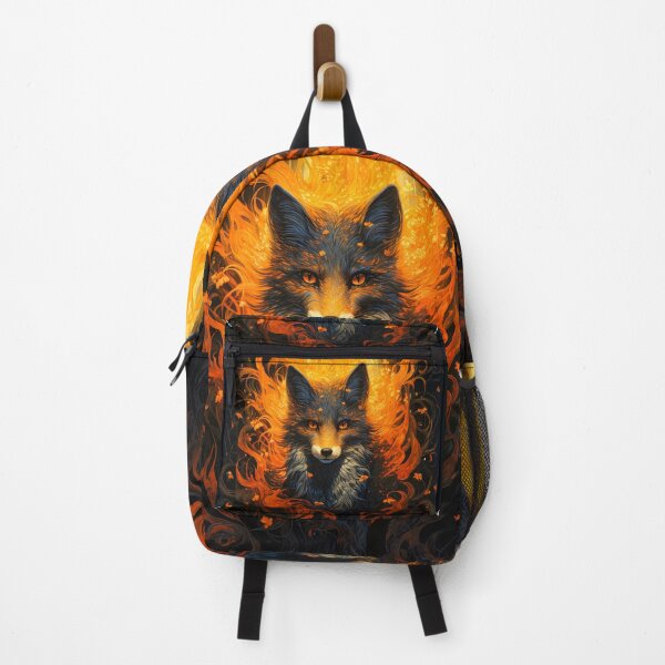 Item preview, Mythical Fire Fox Watercolor Art designed and sold by Marcu Ioachim.