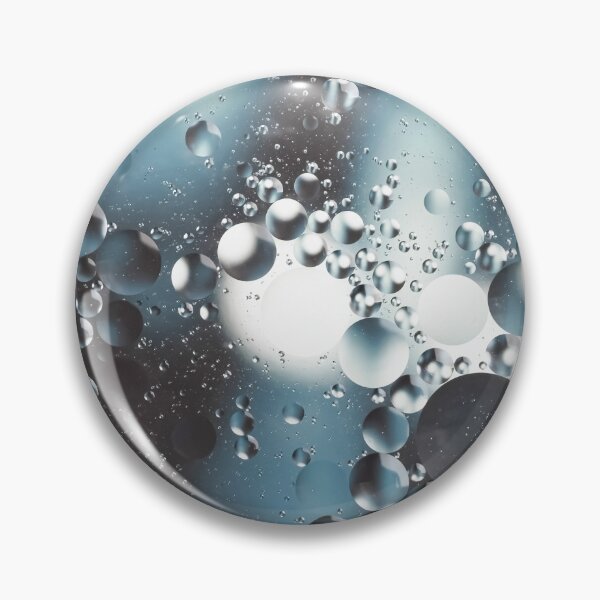 Item preview, Grey and white watercolor bubbles, water drops modern pattern designed and sold by TanalyFlowers.