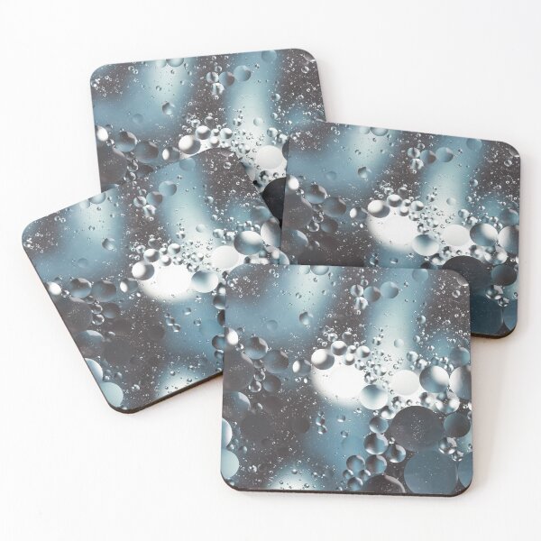 Item preview, Grey and white watercolor bubbles, water drops modern pattern designed and sold by TanalyFlowers.