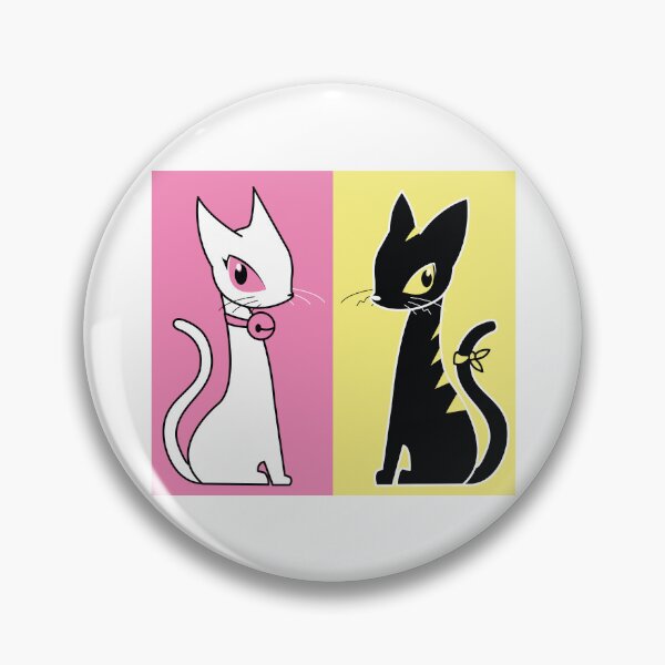 Item preview, Double Cat Black and White in color designed and sold by Konopikyu.