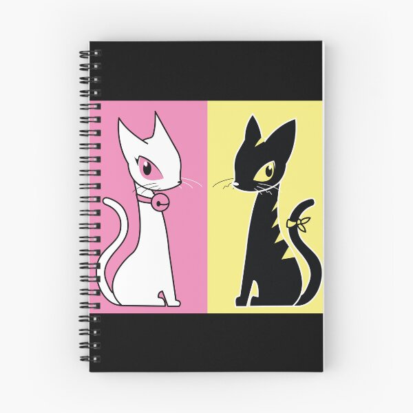 Item preview, Double Cat Black and White in color designed and sold by Konopikyu.
