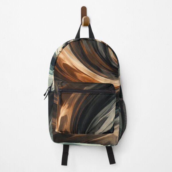 Item preview, Into the Vortex Dark Swirl Art in Teal, Copper and Charcoal designed and sold by Owcomm.