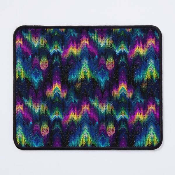 Item preview, Vibrant Pixel Glitch Abstract Geometric Pattern designed and sold by NicolasGlowArt.