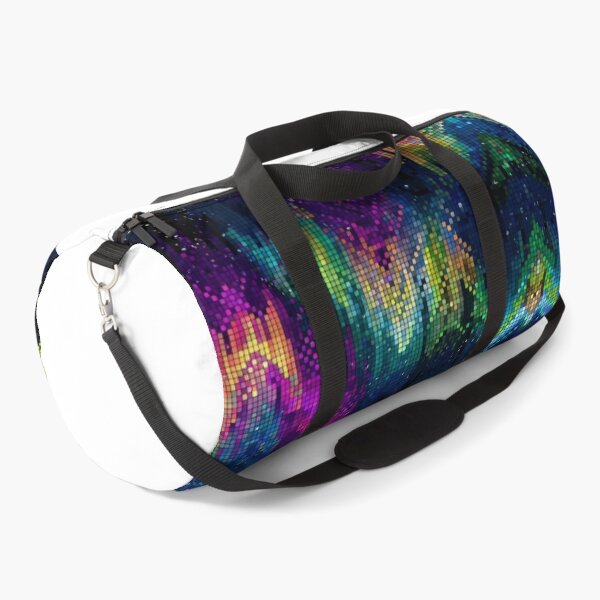 Item preview, Vibrant Pixel Glitch Abstract Geometric Pattern designed and sold by NicolasGlowArt.