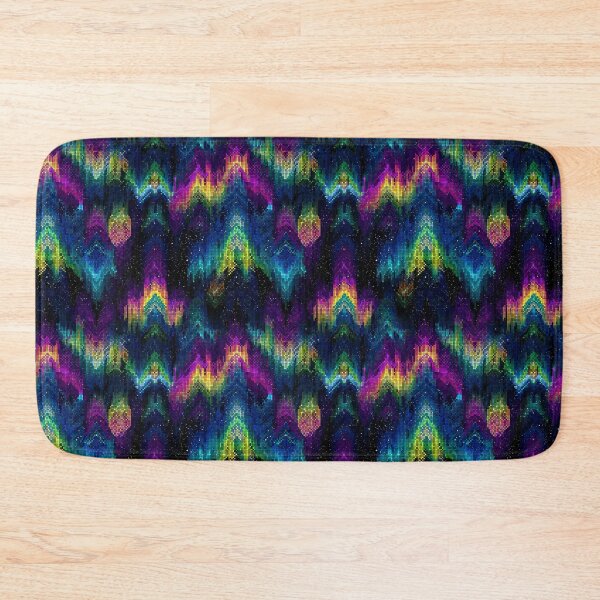 Item preview, Vibrant Pixel Glitch Abstract Geometric Pattern designed and sold by NicolasGlowArt.