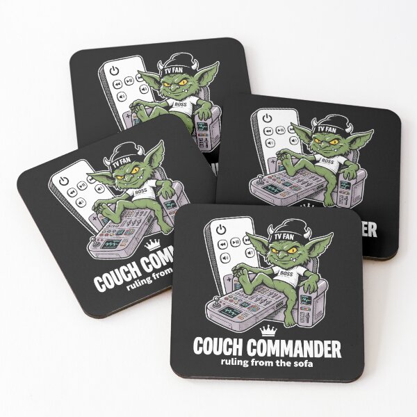 Item preview, Couch Commander Funny Goblin TV Fan Retro Illustration designed and sold by 89BLACK.