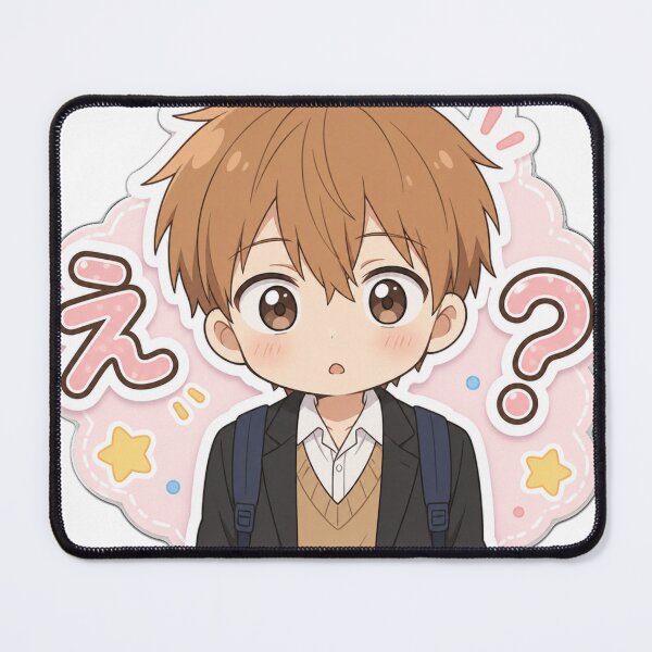 Item preview, Cute Confused Anime Boy (Eh?) Sticker designed and sold by rajaansariT.