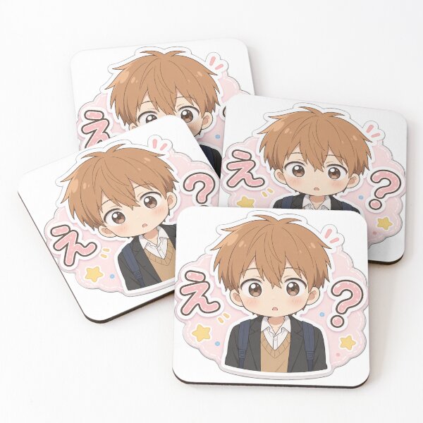Item preview, Cute Confused Anime Boy (Eh?) Sticker designed and sold by rajaansariT.