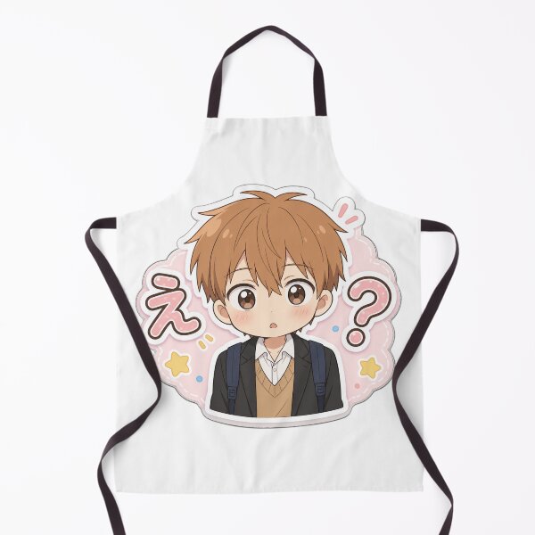 Item preview, Cute Confused Anime Boy (Eh?) Sticker designed and sold by rajaansariT.