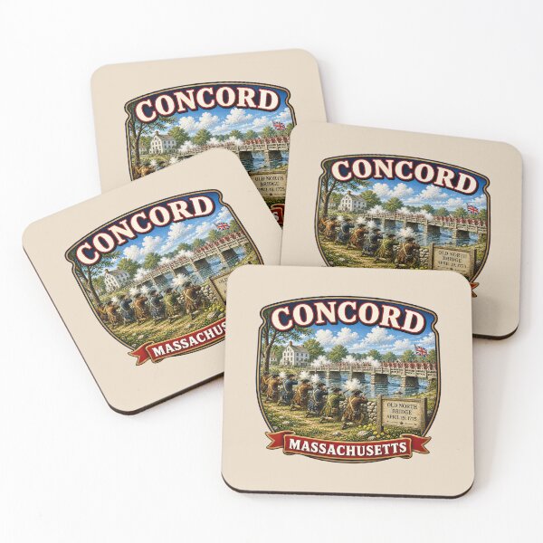 Item preview, Concord, Massachusetts - Revolutionary War designed and sold by Myra365Art.