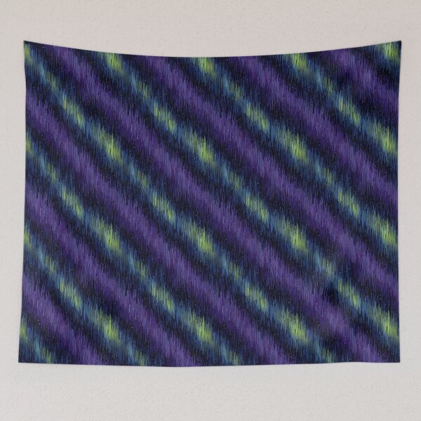 Item preview, Aurora Borealis Night Sky Abstract Pattern designed and sold by NicolasGlowArt.